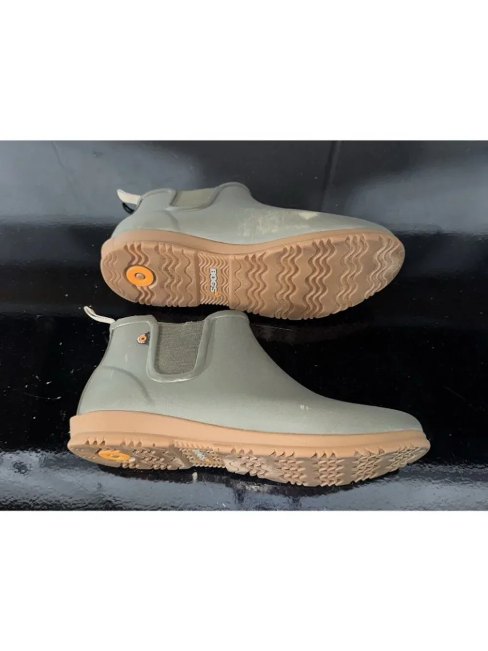 Bogs Sweetpea Winter Womens Rubber WP Faux Fur Lined Winter Boots Size 9 Green